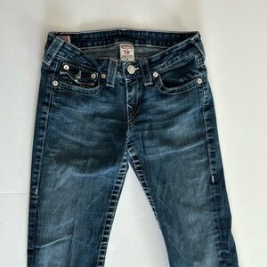 True Religion jeans, women’s 28, straight leg, EUC